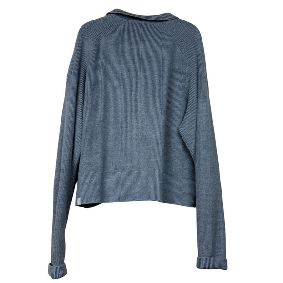 Lululemon Merino Wool Knit V Neck Polo Collared Sweater - Picture 3 of 6